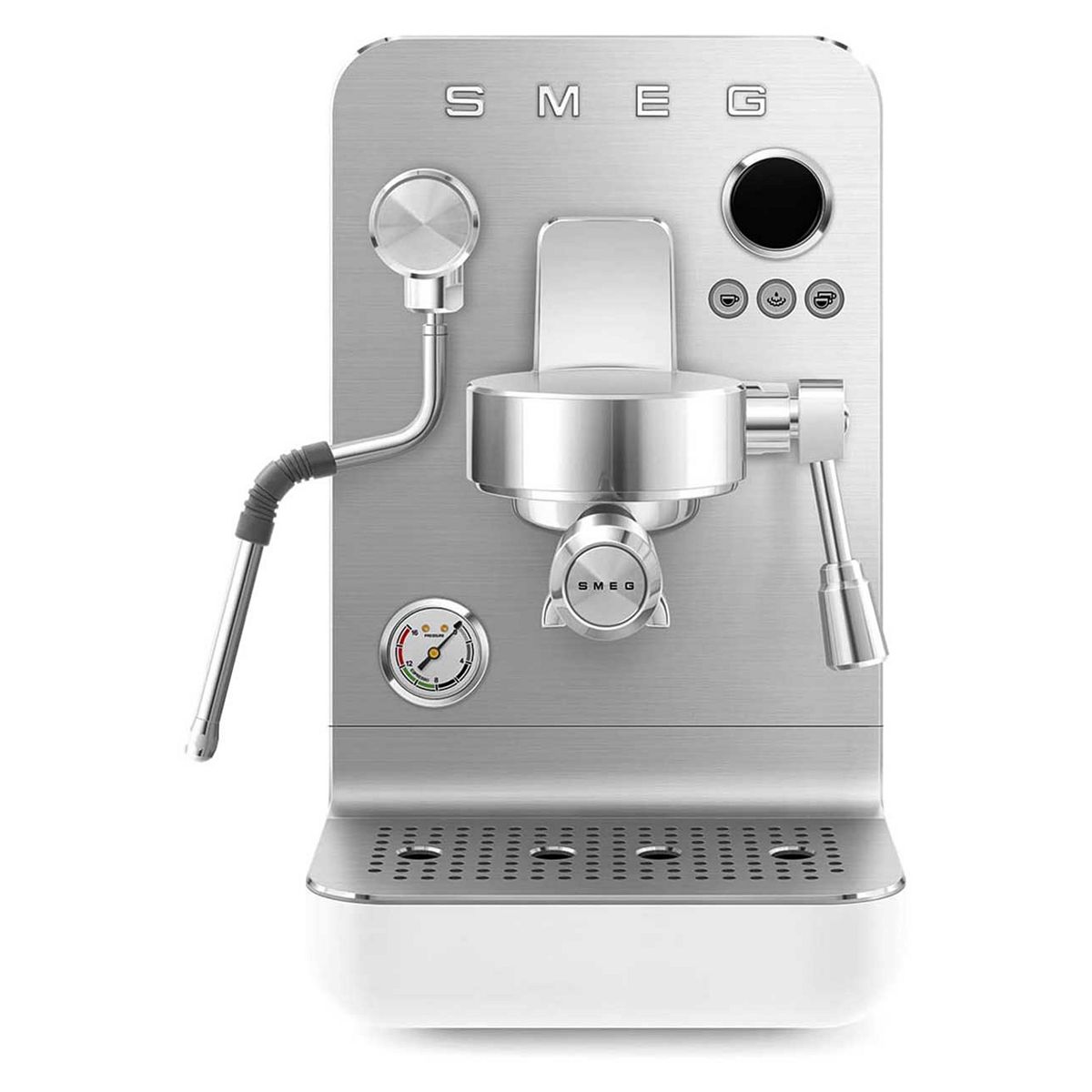 Smeg Mini Pro Espresso Coffee Machine In Matte White