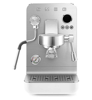Smeg Mini Pro Espresso Coffee Machine in Matte White