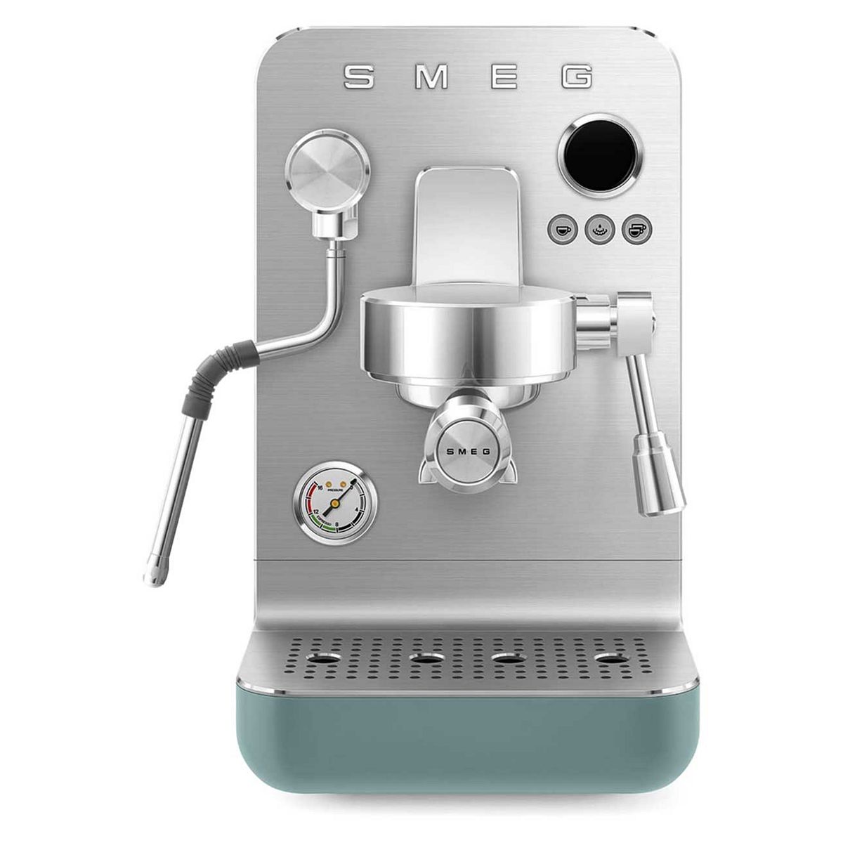 Smeg Mini Pro Espresso Coffee Machine In Emerald Green