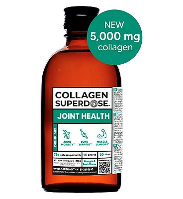 Click to view product details and reviews for Collagen Superdose Joint Health Liquid Collagen Supplement 300ml.