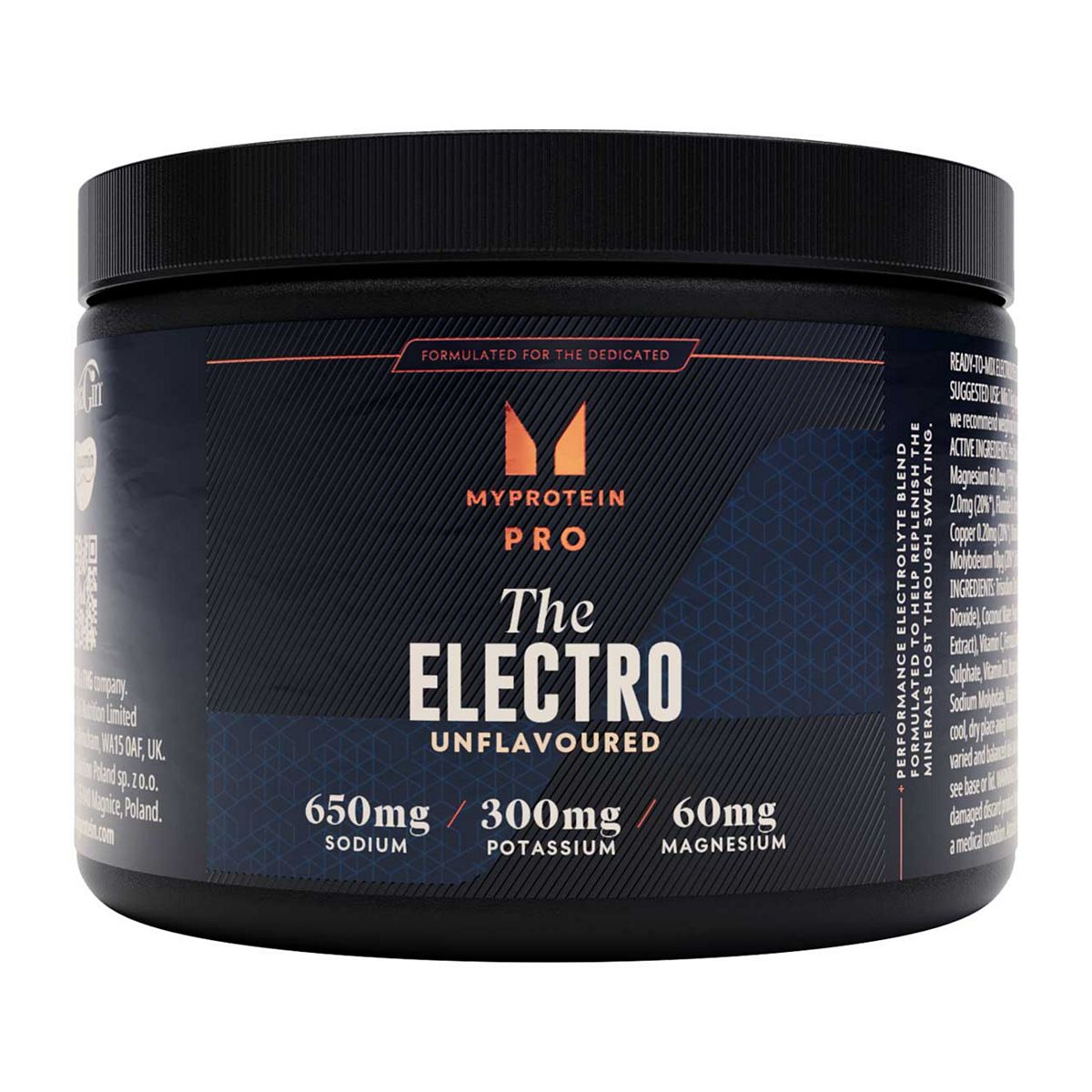 Myprotein The Electro Electrolyte Powder Blend Unflavoured 228G