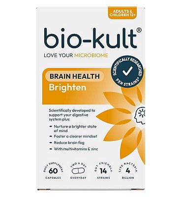 Click to view product details and reviews for Bio Kult Brighten Brain And Gut Health Supplement With Multivitamins And Zinc Capsules 60s.