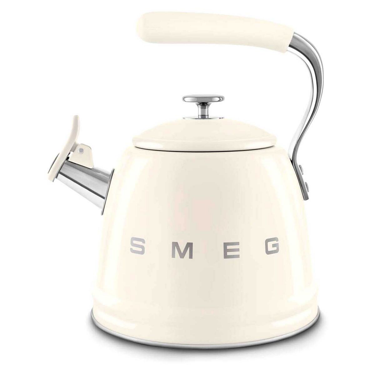 Smeg Whistling Kettle In Cream