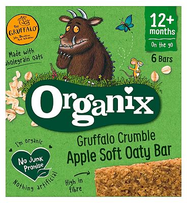 Organix Gruffalo Crumble Apple Soft Oaty Bar 6 Pack (23 g)
