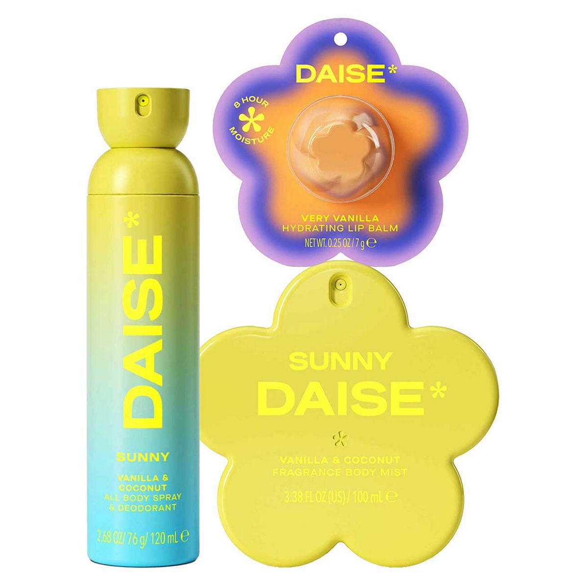Daise Beauty Daise Sunny Vanilla Bundle