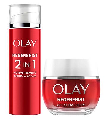 Olay Regenerist Day Face Cream SPF30 & Olay Regenerist Day Serum Bundle