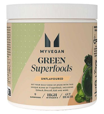 Click to view product details and reviews for My Protein Myvegan Green Superfoods Powder Blend Unflavoured 300g.