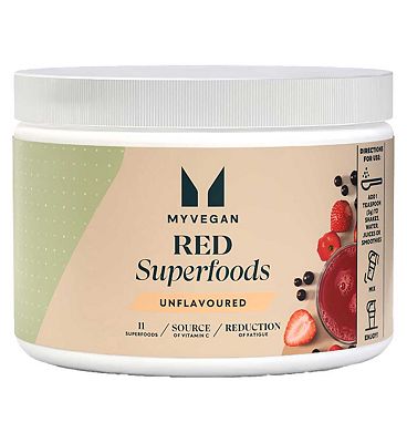 Click to view product details and reviews for Myprotein Myvegan Red Superfoods Powder Blend Unflavoured 150g.