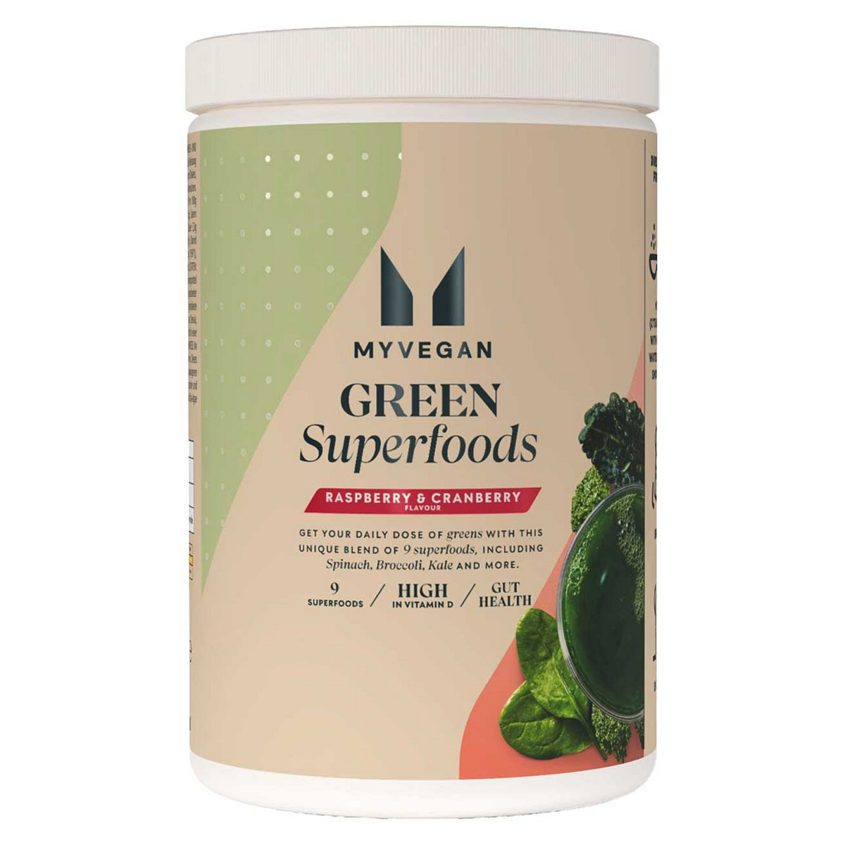 Myprotein Myvegan Green Superfoods Raspberry And Cranberry 350G