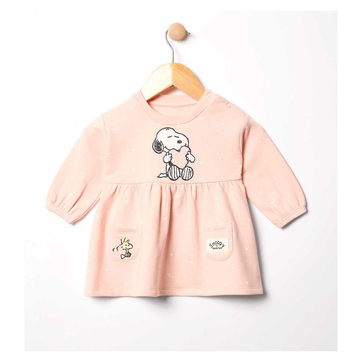 Peanuts Snoopy Sweat Dress 18-24 Months, 18 - 24 Months Multicolor