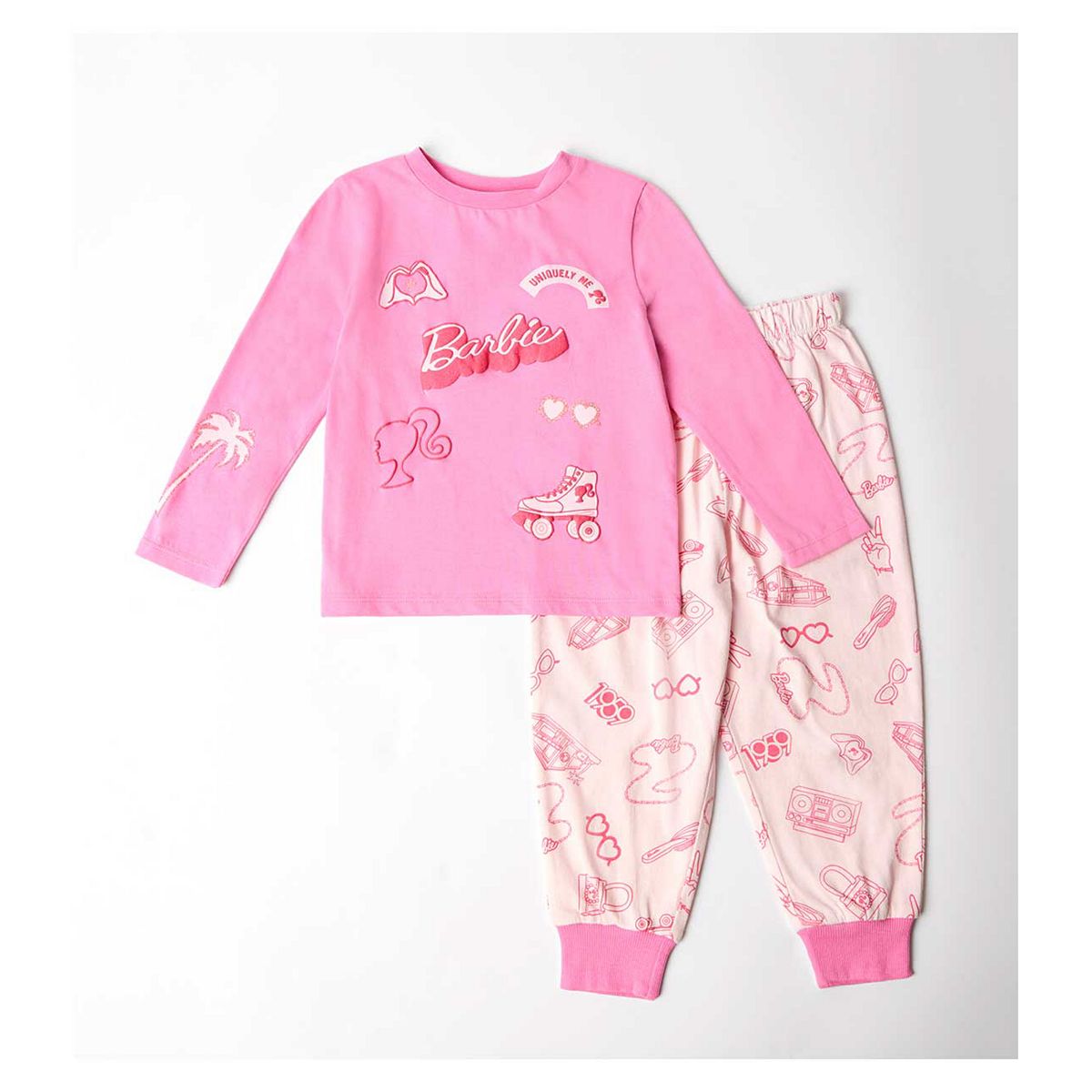 Barbie Long Sleeve Leg Pyjama