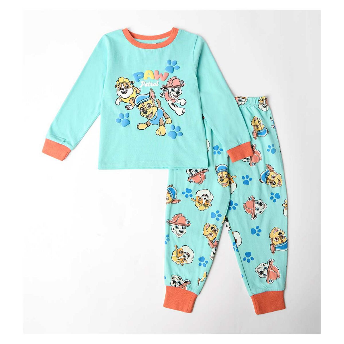 Paw Patrol Long Sleeve Leg Pyjama 4-5 Years, 4 - 5 Years Multicolor