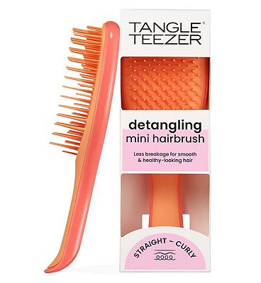 Click to view product details and reviews for Tangle Teezer Mini Ultimate Detangler Salmon Pink Apricot.