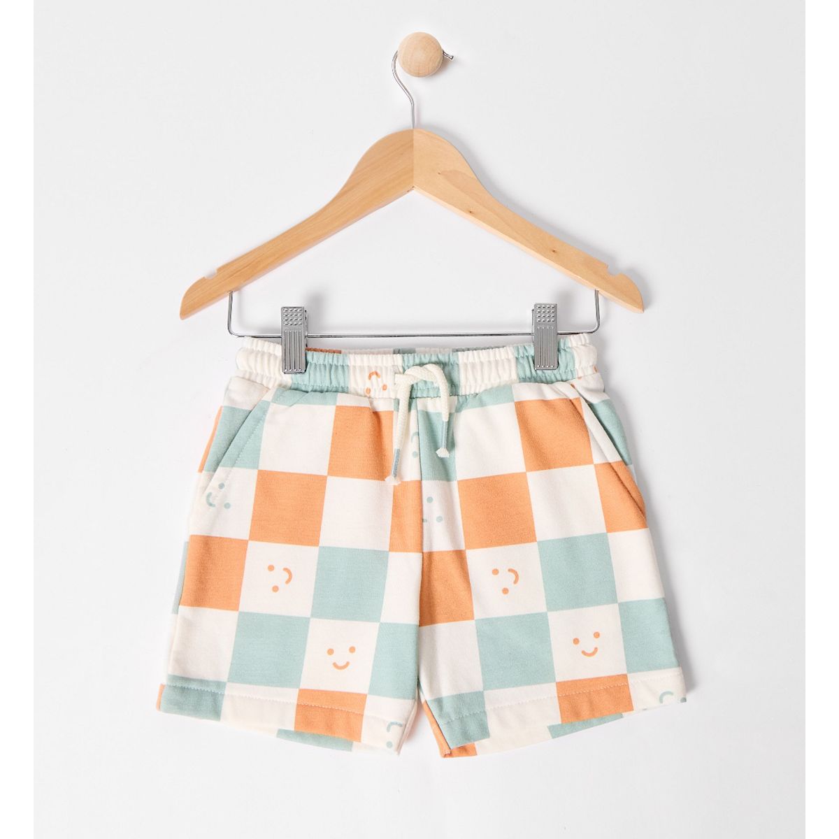 Maybe Junior Aop Checkerboard Short 2-3 Years, 2 - 3 Years Multicolor