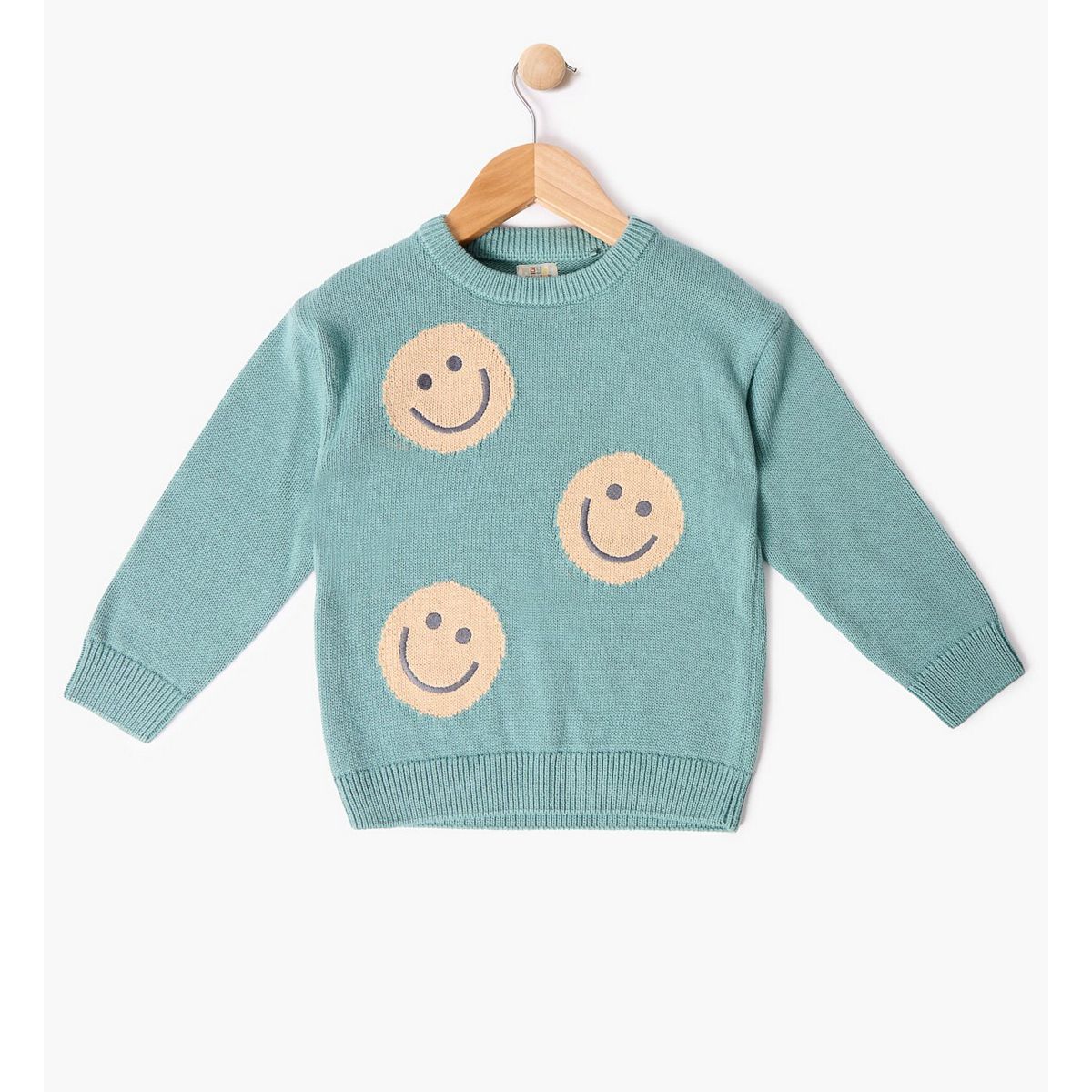 Maybe Junior Knitted Jumper With Smiley Stars Multicolor