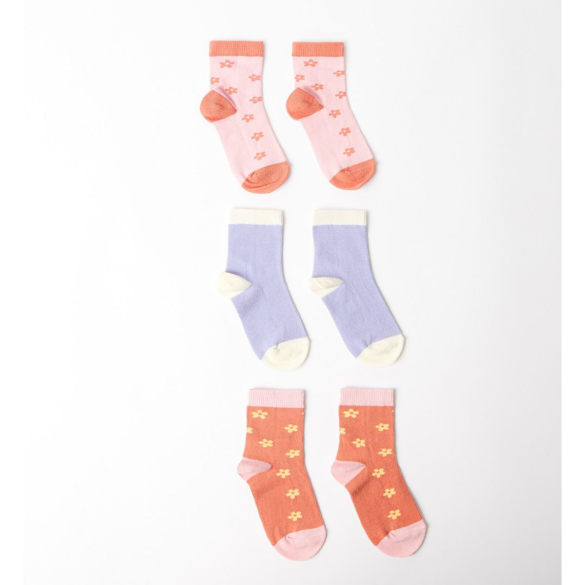 Maybe Junior Bright Socks Multipack 3-6 Years, 3 - 6 Years Multicolor