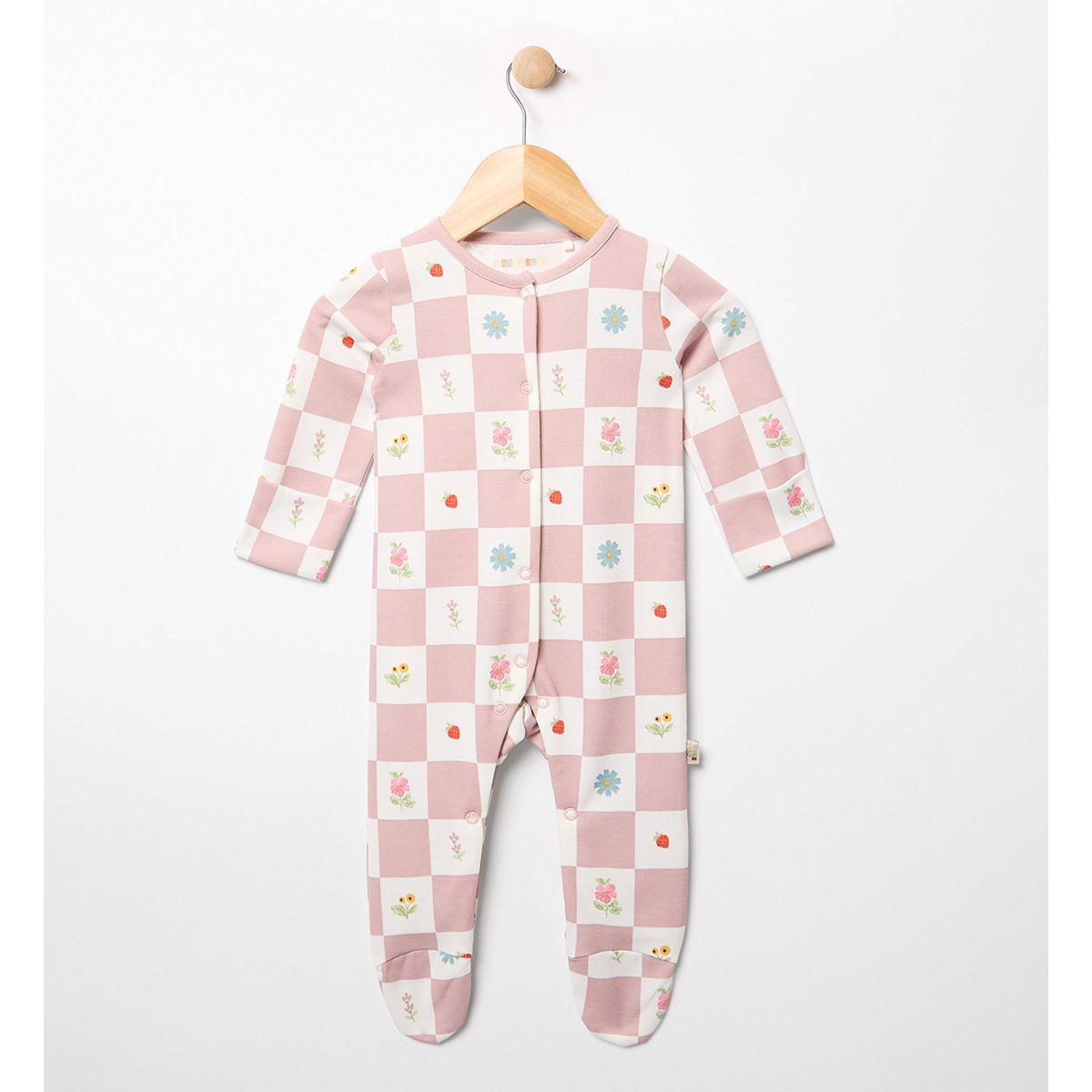 Maybe Baby Floral Print Sleepsuit 0-3 Months, 0 - 3 Months Multicolor