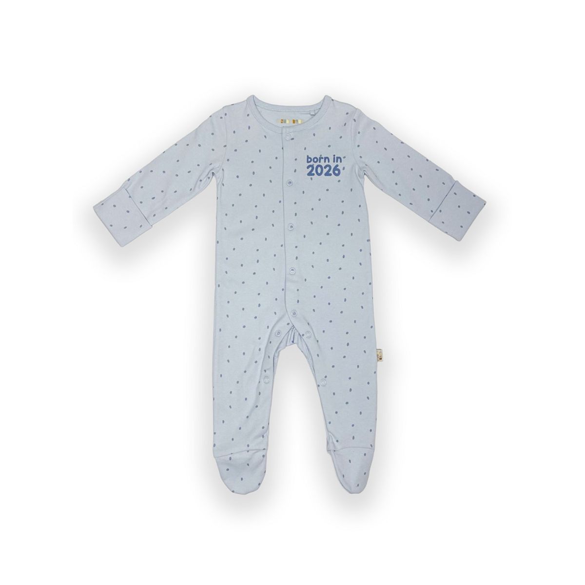 Maybe Baby Blue Sleepsuit 0-3 Months, 0 - 3 Months Multicolor