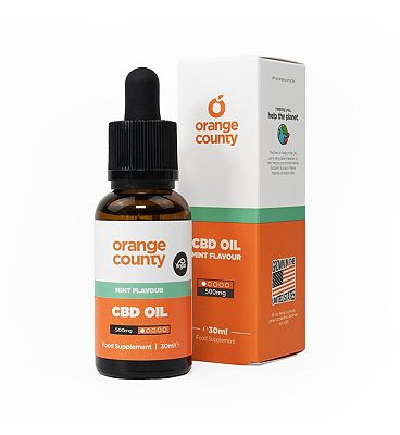 Orange County CBD Mint Flavour Broad Spectrum CBD Oil 500mg 10ml
