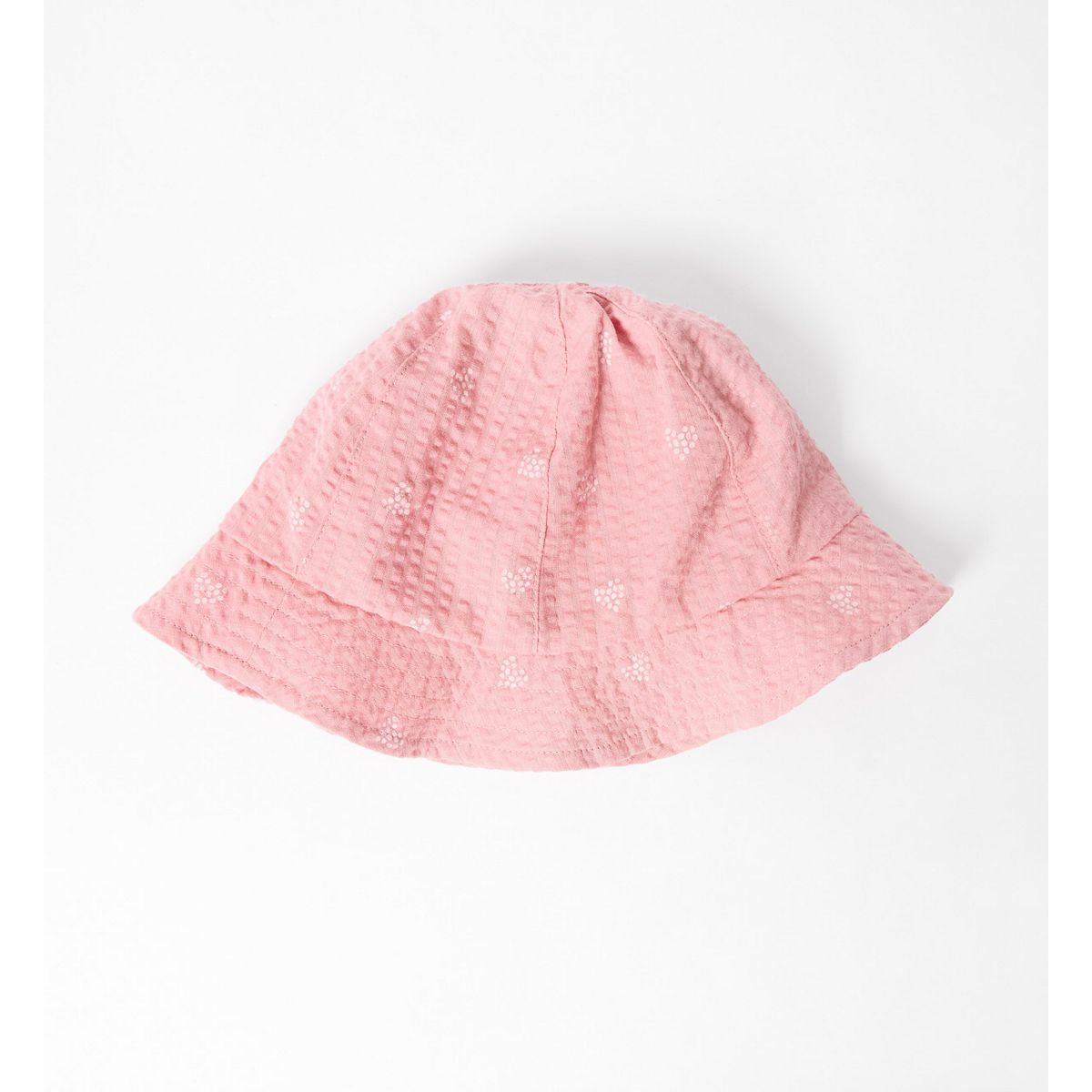 Maybe Baby Pink Woven Hat 6-12 Months, 6 - 12 Months Multicolor
