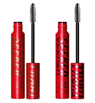 Rimmel Double the Thrill Black and Brown mascara bundle