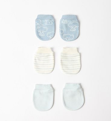 Maybe Baby 3 Pack Scratch Mittens