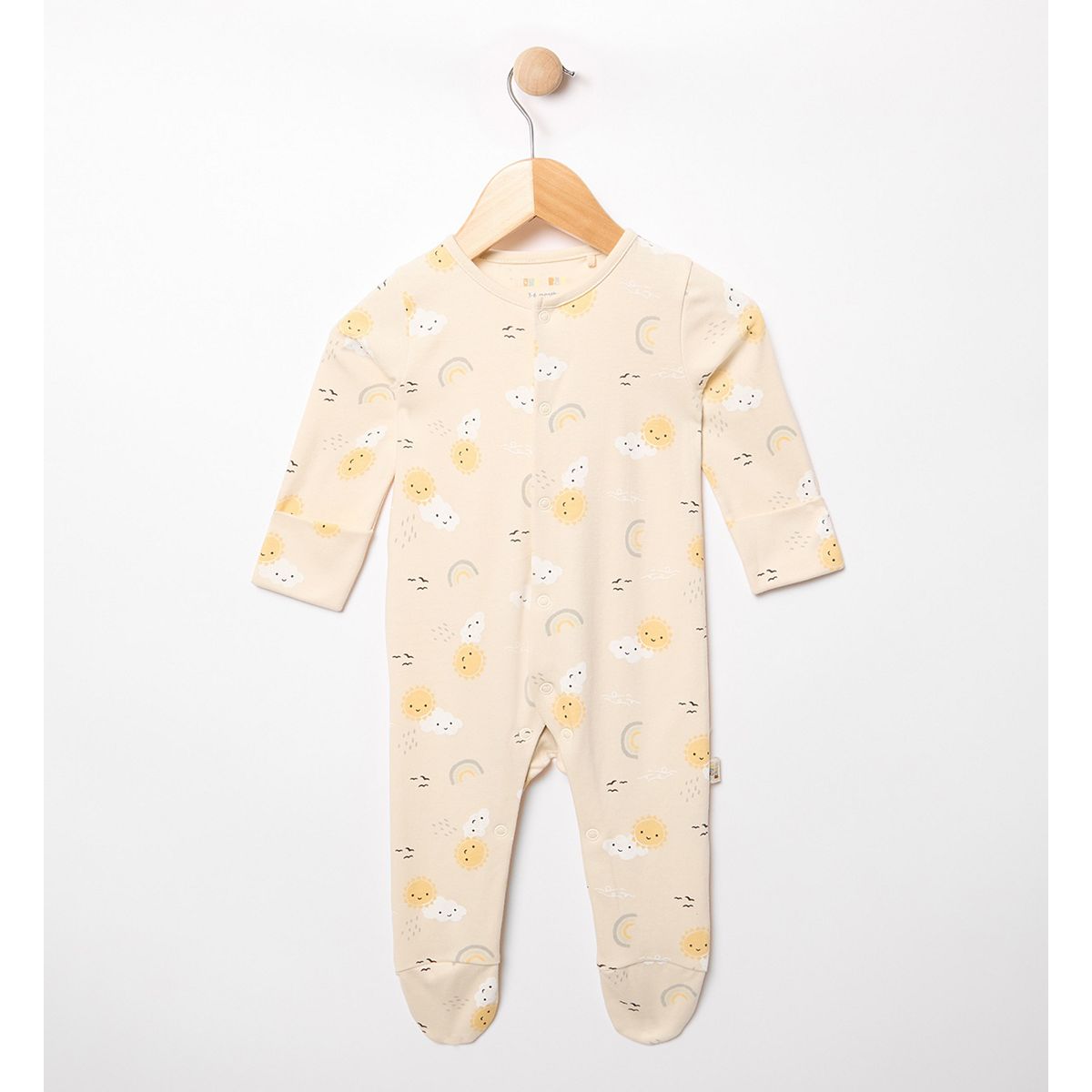 Maybe Baby Sunshine Sleepsuit 0-3 Months, 0 - 3 Months Multicolor