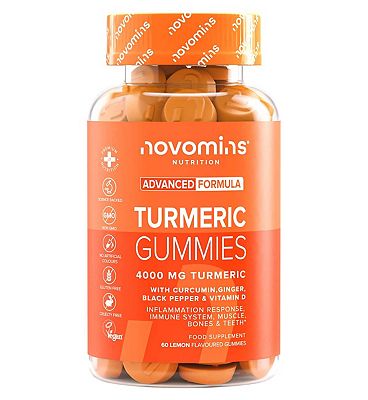 Click to view product details and reviews for Novomins Turmeric Lemon Flavoured Gummies 60s.