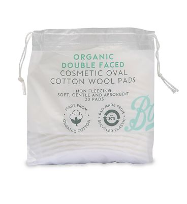 Click to view product details and reviews for Boots Organic Double Faced Cosmetic Cotton Wool Oval Pads 20 Pack.