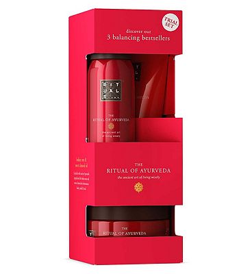 Click to view product details and reviews for Rituals The Ritual Of Ayurveda Sweet Almond Indian Rose Bath Body Trial Set.