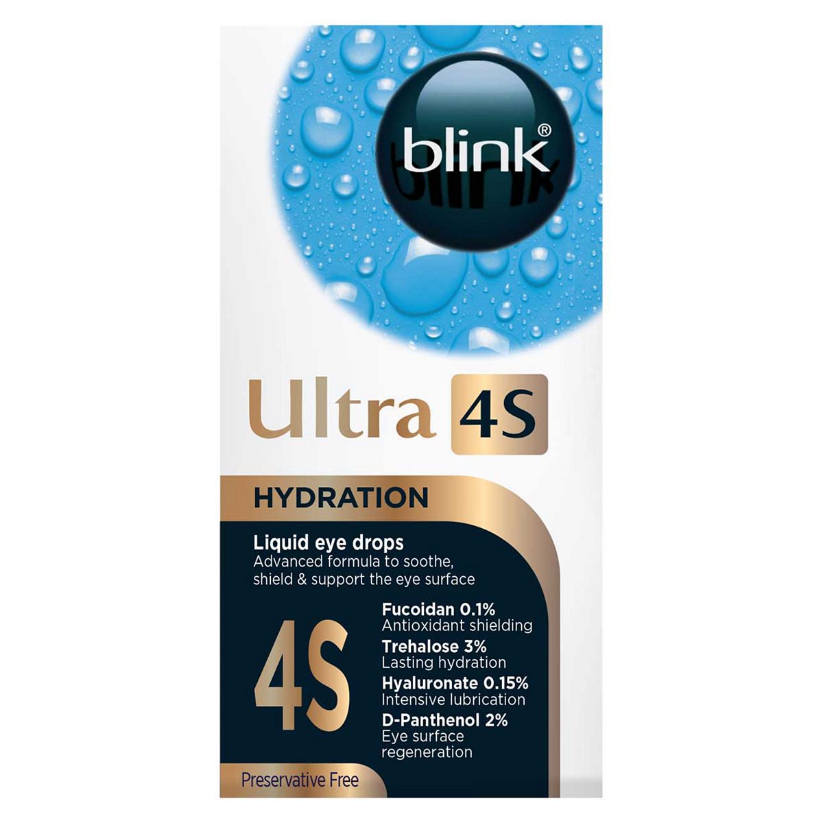 Blink Ultra Hydration Preservative Free Eye Drops 10Ml