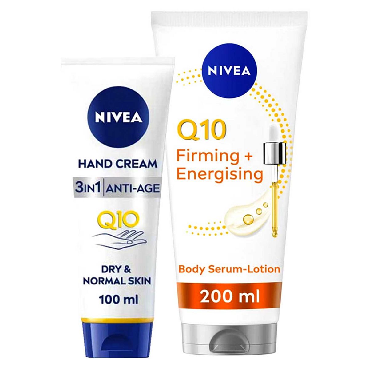 Nivea Body Serum & Anti Aging Hand Bundle