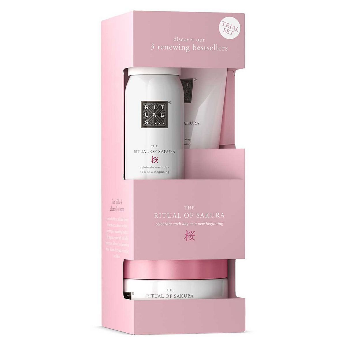 Rituals The Ritual Of Sakura Rice Milk & Cherry Blossom Bath Body Trial Set
