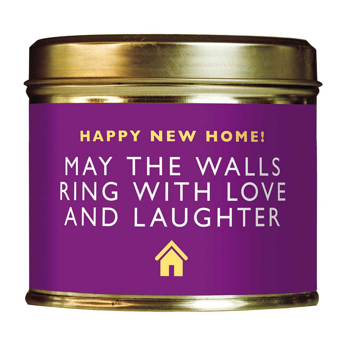 Shearer Candles Happy New Home May The Walls Ring With Love And Laughter Tin Candle 204G