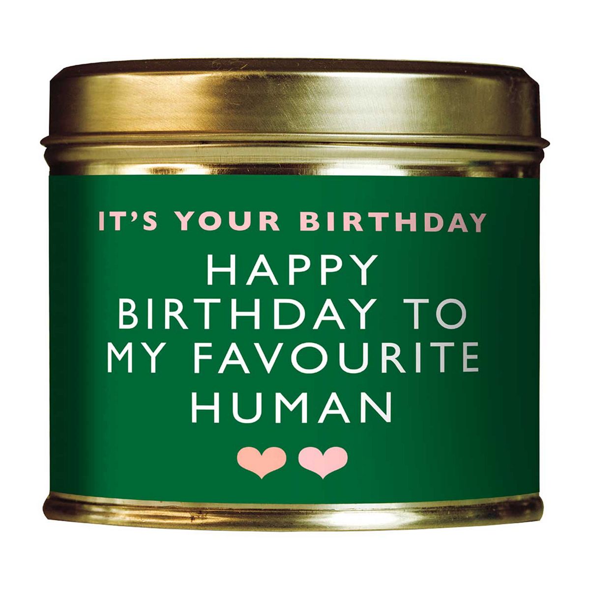 Shearer Candles It's Your Birthday, Happy Birthday To My Favourite Human Tin Candle 204G