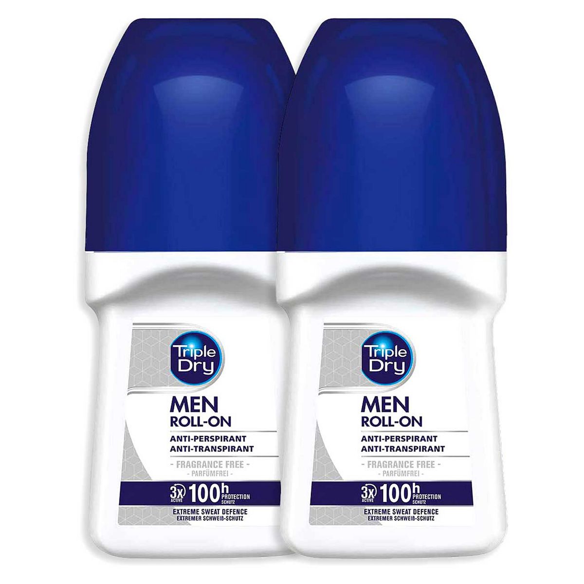 Triple Dry Unfragrance Ap Roll On Bundle