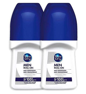 Triple Dry Unfragrance AP Roll On Bundle