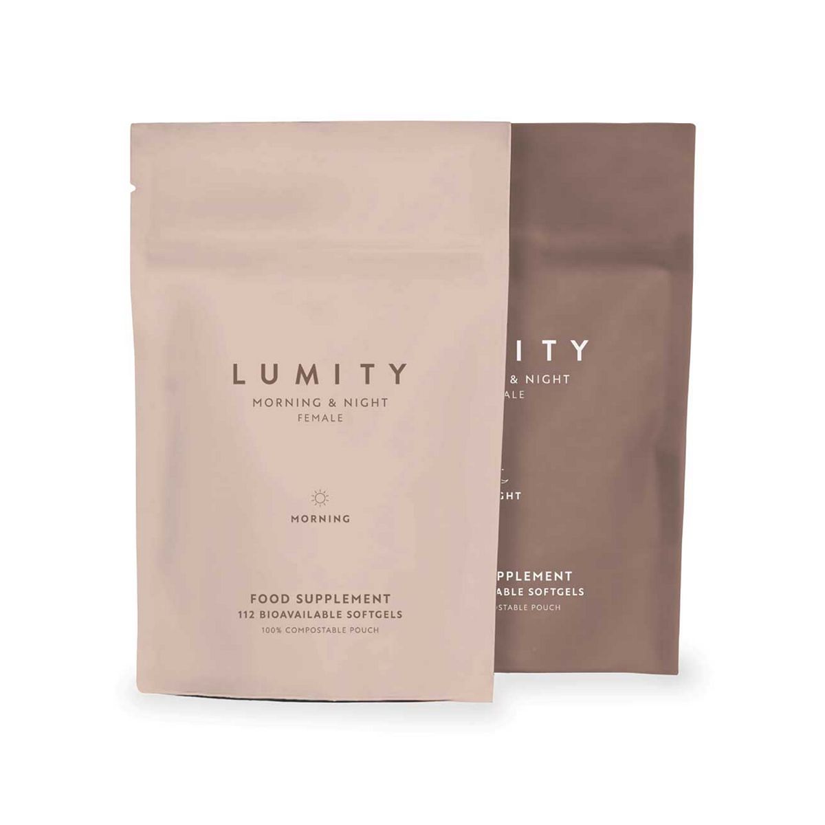 Lumity, Female, Morning And Night Supplement - Refill Pouches