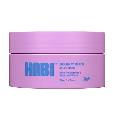 Click to view product details and reviews for Boots Habi Bouncy Glow Jelly Face Mask 50ml.