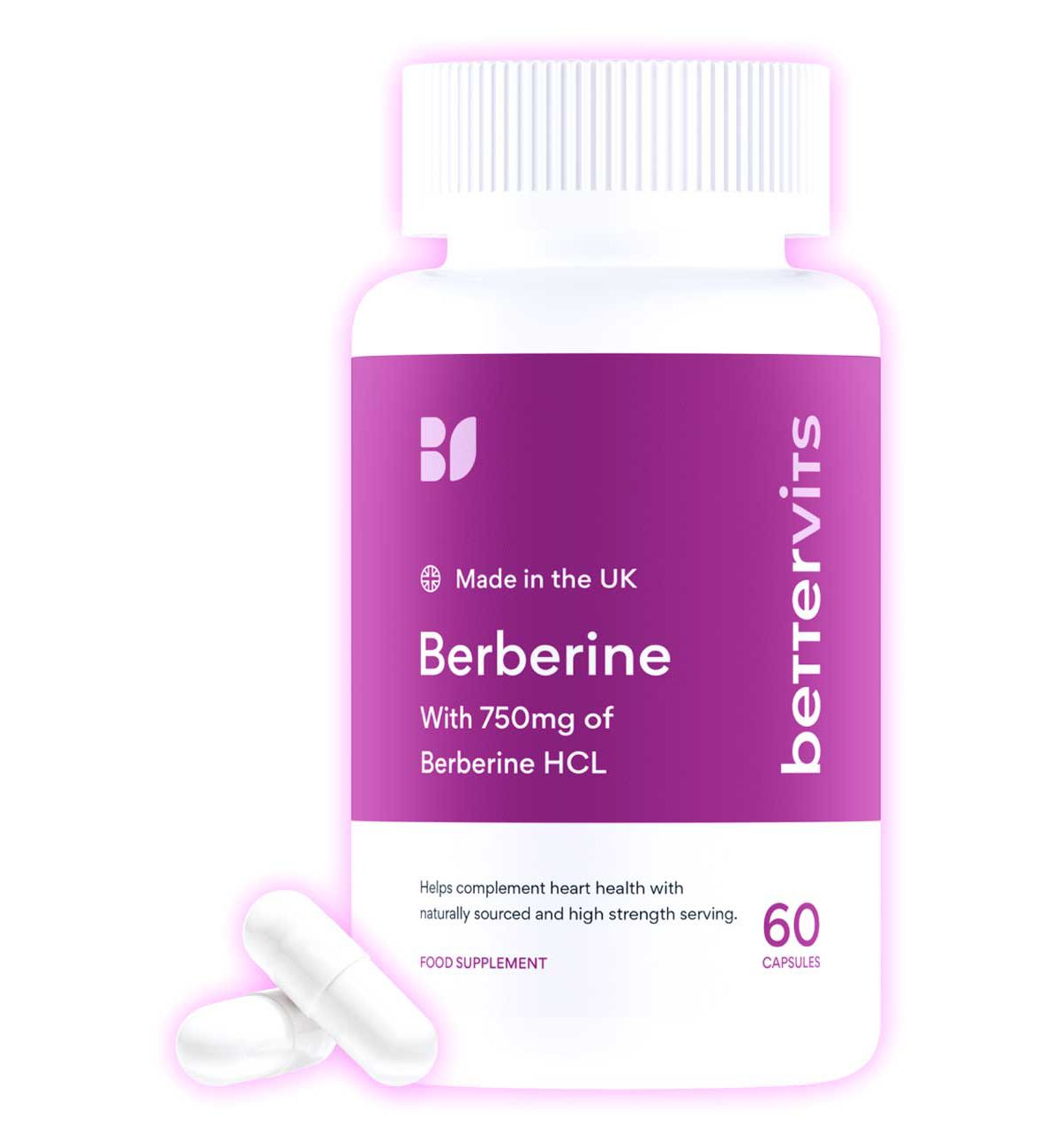 Berberine Capsules with 750 MG of Berberine HCl