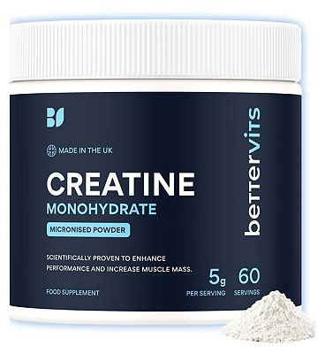 Click to view product details and reviews for Bettervits Creatine Monohydrate Micronised Powder 300g.