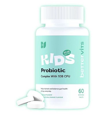 Click to view product details and reviews for Bettervits Kids Probiotic Chewable Orange Flavoured Tablets With 10b Cfu 60 Tablets.
