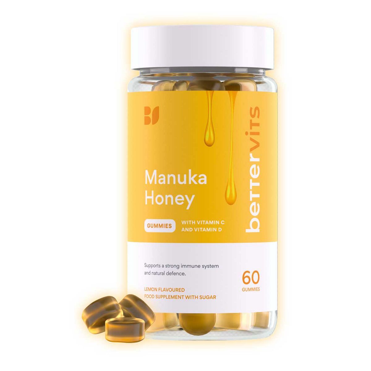 Bettervits Manuka Honey Immunity Gummies - 60S