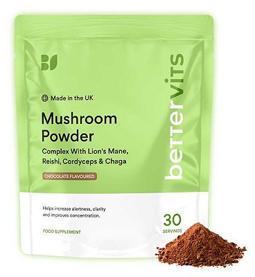 Click to view product details and reviews for Bettervits Mushroom Powder Complex With Lions Mane Reishi And Cordyceps 30 Servings 5g Serving.