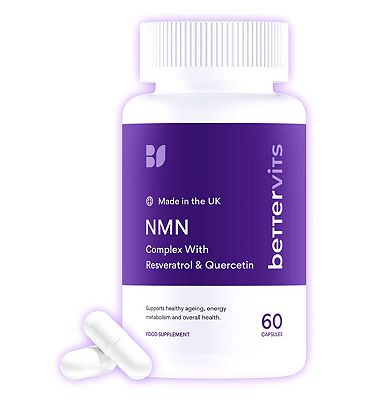 Click to view product details and reviews for Bettervits Nmn Complex With Resveratrol And Quercetin 60 Capsules.