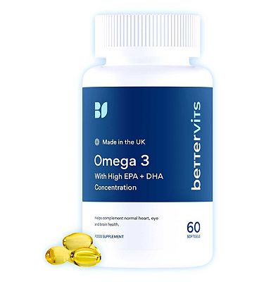 Click to view product details and reviews for Bettervits Omega 3 Softgels High Epa And Dha 60s.