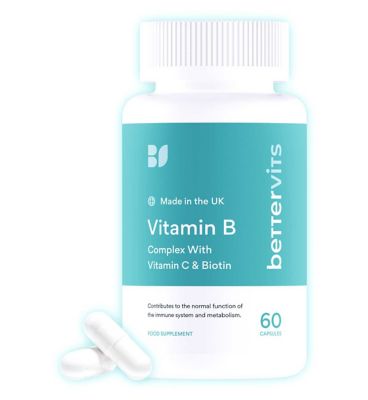 Vitamin B Complex - High Strength Tablets - All B Vitamins (One Year S