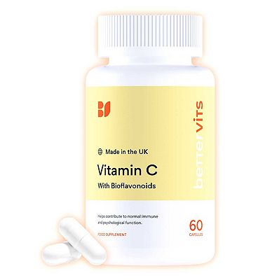 Click to view product details and reviews for Bettervits Natural Vitamin C Capsules With Bioflavonoids 60 Capsules.