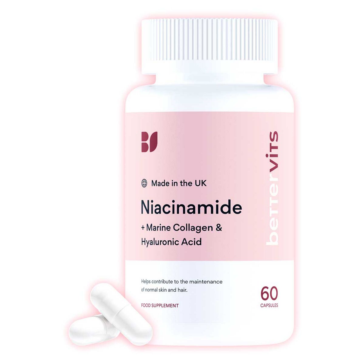 Bettervits Niacinamide Capsules - 60S