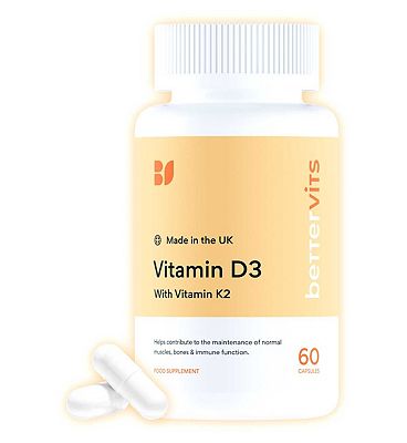 Click to view product details and reviews for Bettervits Vitamin D3 Capsules 60s.